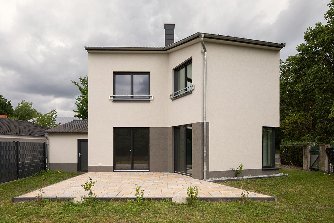 Architekturfotografie eines Einfamilienhauses in Berlin Köpenick von Babett Köhler.